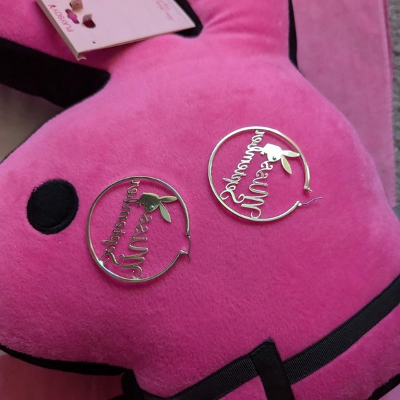 Playboy miss September earrings circle hoop - Picture 5 of 6